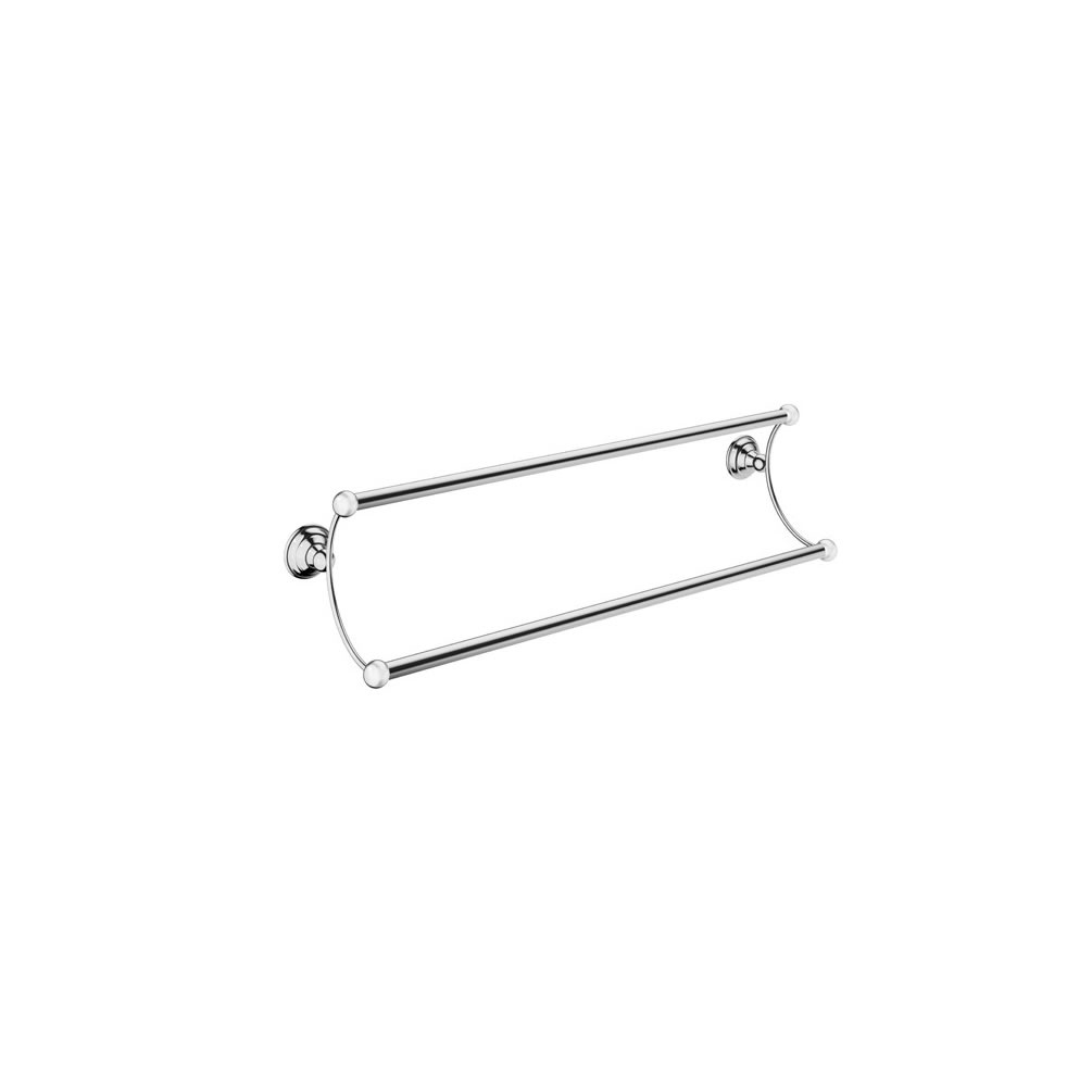 Cutout image of Crosswater Belgravia Chrome Double Towel Rail